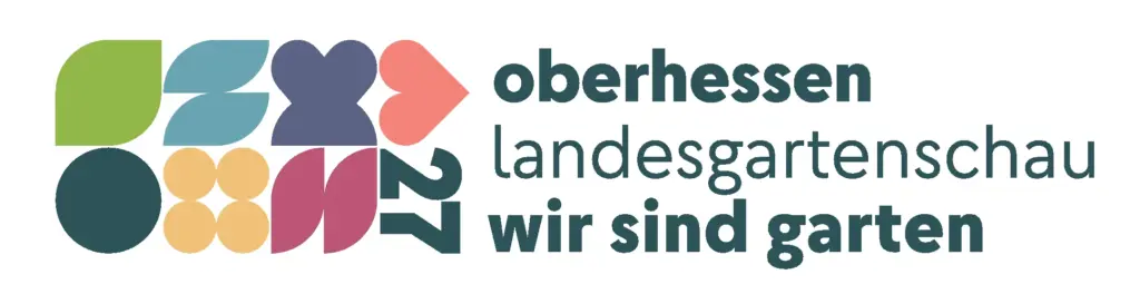 Logo der Landesgartenschau in Oberhessen - Wir freuen uns auf 2027